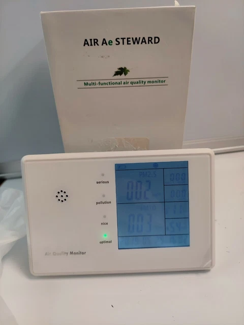 Open Box Air Ae Steward Multi-Functional Air Quality Monitor