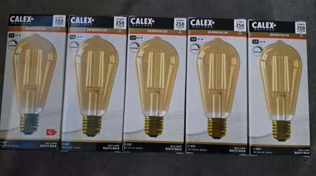 Ampoule Calex Fusion Noir, LED Design, E27, 3W Dimmable