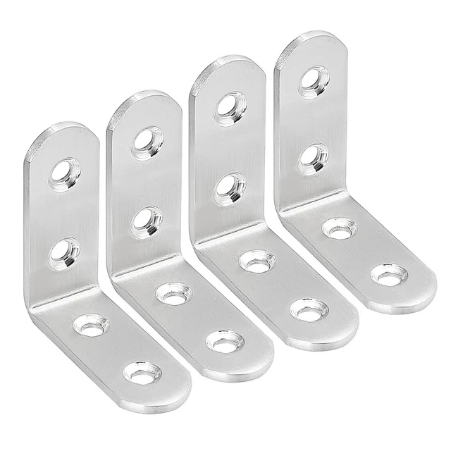 50mmx50mmx20mm Stainless Steel Corner Brace Joint L Shape Bracket Fastener