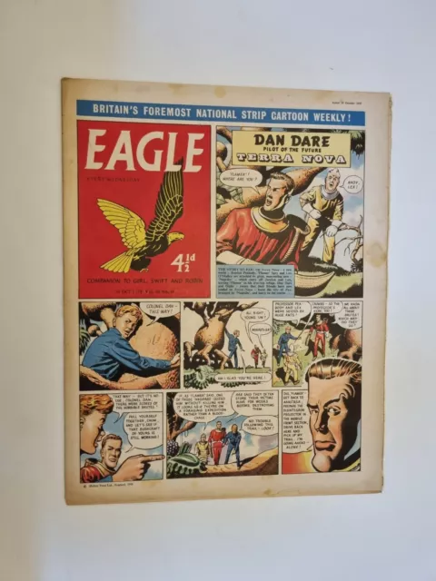 Eagle Comic Vol 10 No 34: Dan Dare  THE TRIUMPH HERALD SALOON- 10th Oct 1959