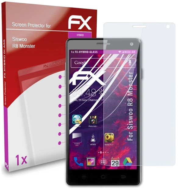 atFoliX Pellicola Vetro per Siswoo R8 Monster 9H Armatura di protezione