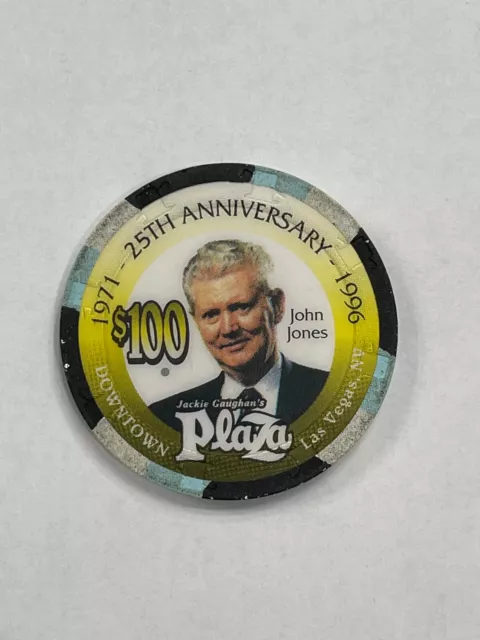 $100 Plaza Casino Las Vegas Nevada Casino Chip (John)