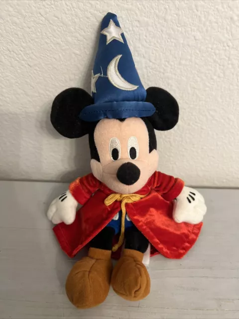 Disney Mickey Mouse Sorcerer Wizard Fantasia Stuffed Plush Toy (Pre-Owned)