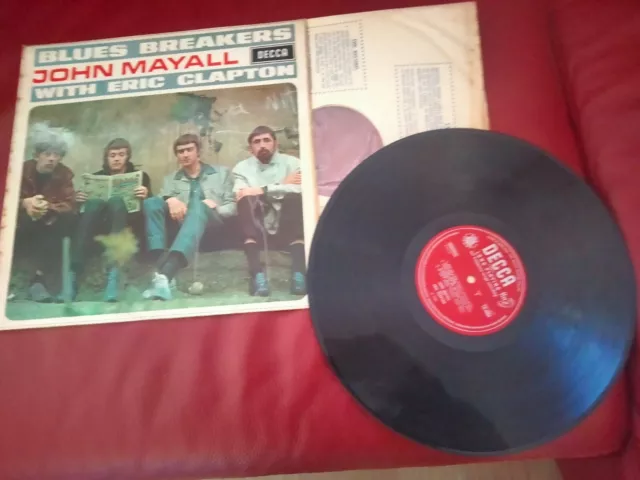 John Mayall Eric Clapton Blues Breakers - Rare Original Uk Decca 12" Mono Lp