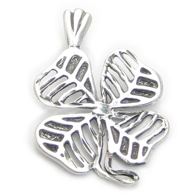 Pendentif Trèfle à Quatre Feuilles Coccinelle - Résine Artisanale - Neuf Sans Emballage