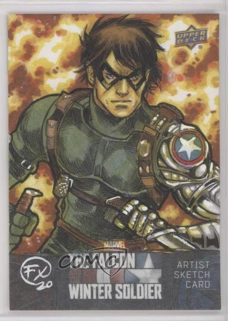 2022 Marvel Studios' The Falcon and Winter Soldier Sketch Cards Effix Auto 0n8