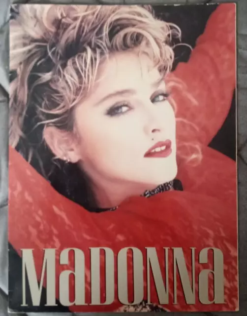 "Madonna" Vintage 1985 Like A Virgin World Tour 18 Page Concert Program Rare!!