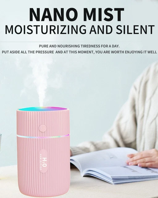 Aroma Humidifier Essential Oil Diffuser Grain Ultrasonic Air LED Aromatherapy US