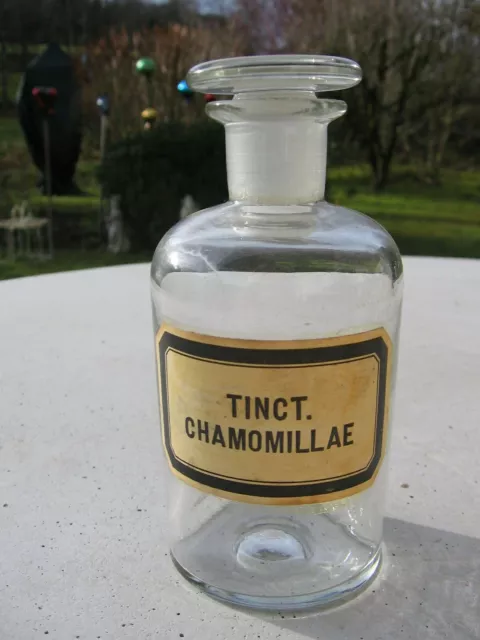 1 FLASCHE TINCT. CHAMOMILLAE, mundgeblasen