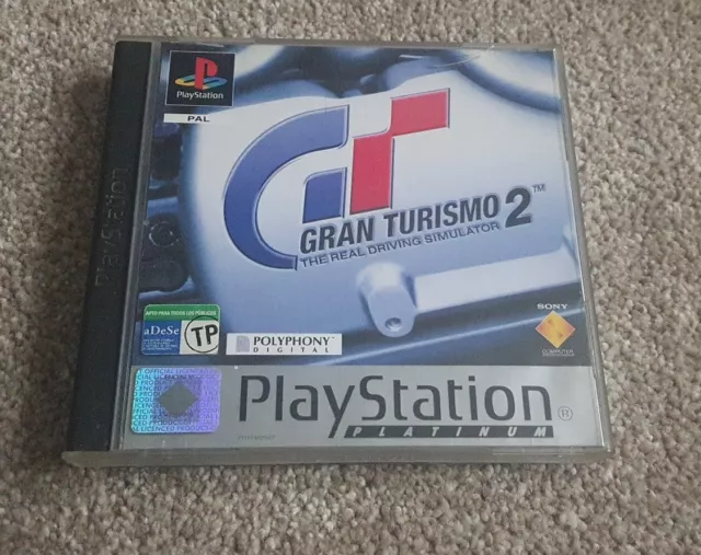 Gran Turismo 2 Ps1 Sony Playstation ottime condizioni etichetta nera completa