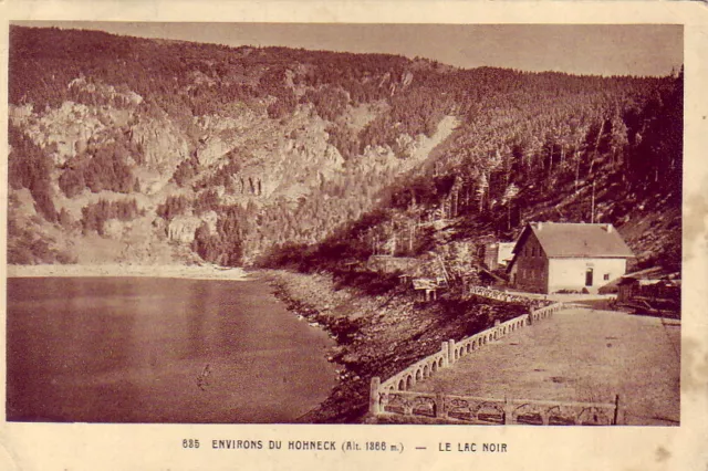 CPA 88 VOSGES Environs du HOHNECK Café Restaurant LAC NOIR 1937