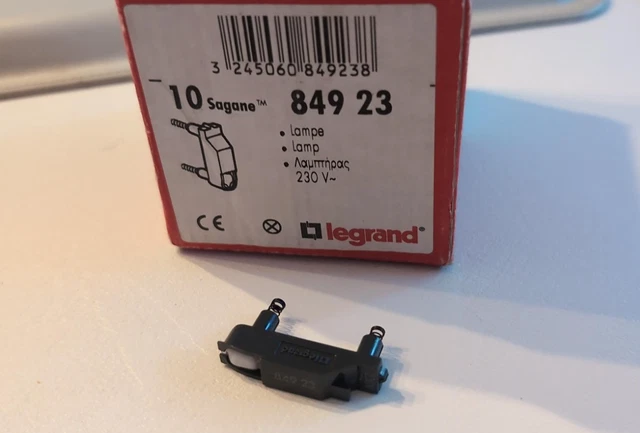 LEGRAND SAGANE 85602 - Doigt simple à voyant pour inter bipolaire, commande vmc