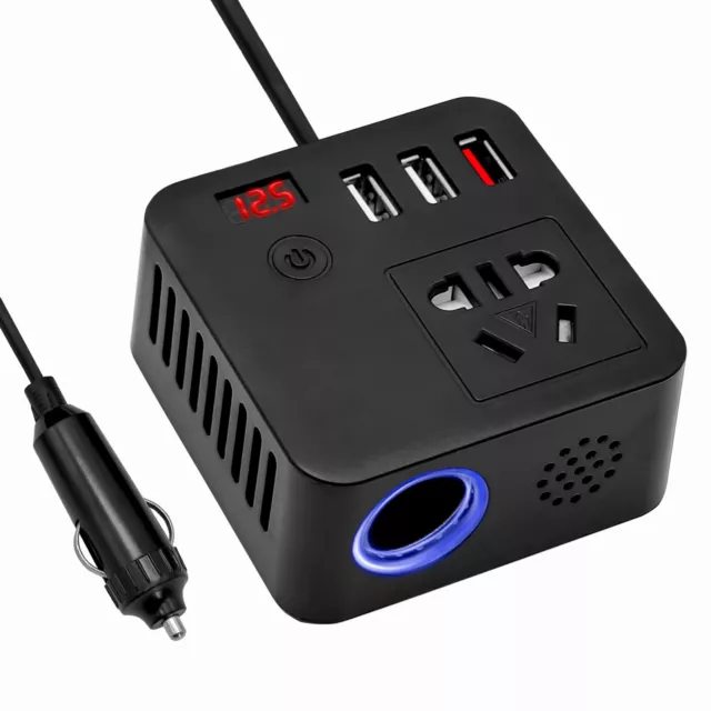 Fahrzeug-Wechselrichte 150W,Fahrzeugzubehör12V230V50HZ USB-Buchse Car Converter
