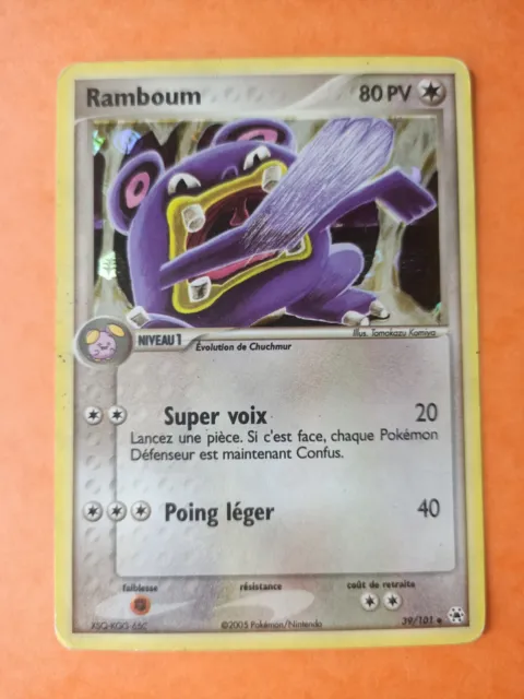 Pokemon Ramboum Card 39/101 Reverse Block EX Forgotten Legends FR