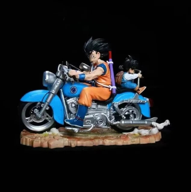 Figurine Dragon Ball Son Goku Avec Gohan - PVC, 30 Cm De