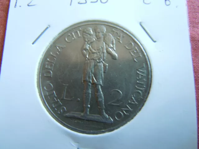 Münze Vatikanstadt - PIUS  XI 2 Lire 1930, Roma Nickel