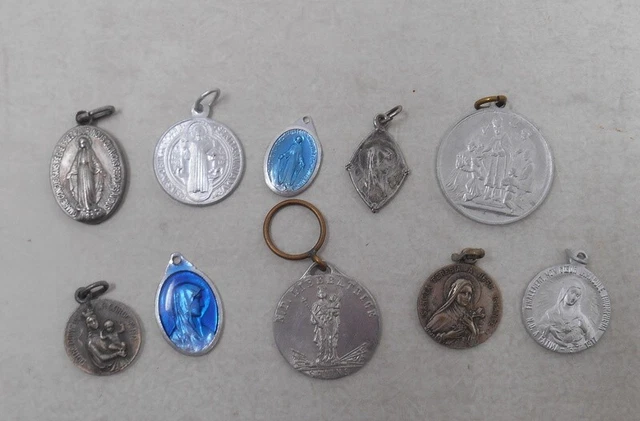 20 Connecteurs Et Pendentifs Pour Chapelet - Médailles Ovales Et Croix En Cristal - Bijoux Religieux DIY Doré
