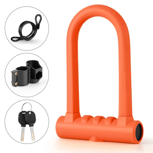 Lucchetto Bicicletta Blocco Ricambi Ciclismo Accessori Serratura di Sicurezza
