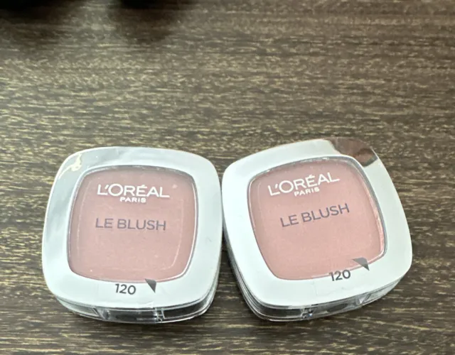 L'Oréal Paris Le Blush 120 sándalo rosa nuevo x2