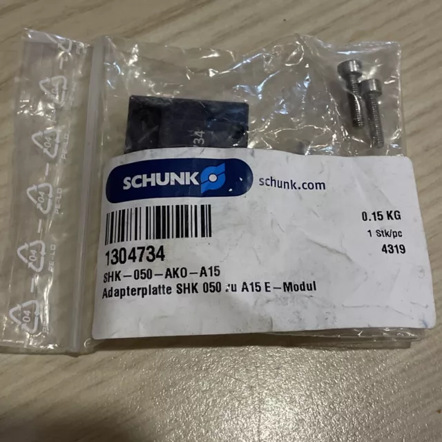Schunk 1304734. SHK-050-AK0-A15. Adapterplatte