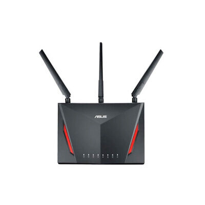 ASUS RT-AC86U Wireless Router Dual-band (2.4 GHz / 5 GHz) Gigabit Ethernet Black