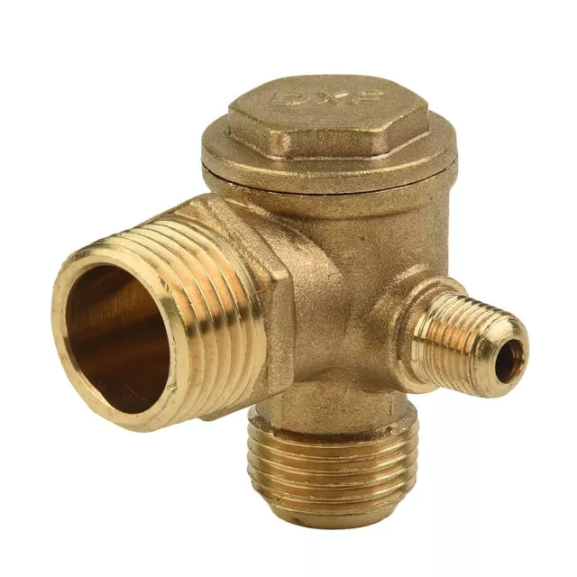 1* Valvola di controllo compressore d'aria ottone 20 mm/19 mm/10 mm connettori filo tre maschi 3