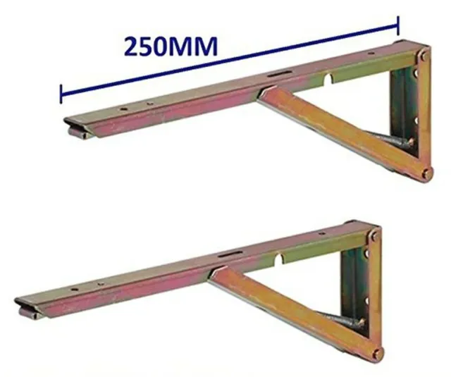 Folding Shelf Bracket (2 Shelf Brackets)