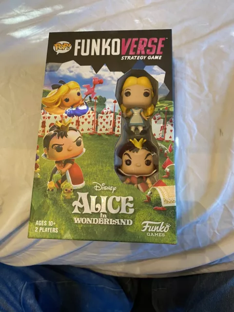 Funkoverse Alice In Wonderland Disney Strategy Game FUNKO POP 2021 - Preowned