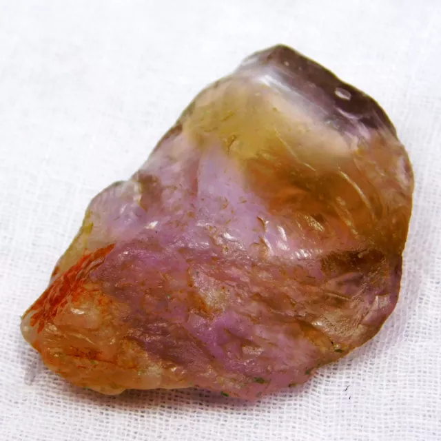 76.40 Cts Natural Ametrine Purple Color Certified Gemstone Rough
