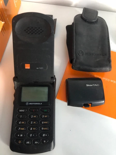 MOTOROLA StarTAC Collectors Vintage Mobile Phone FOR PARTS SPARES - Black