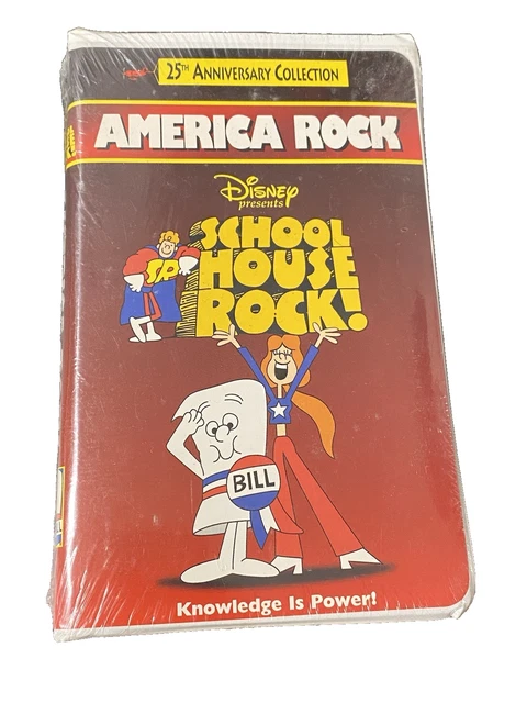 Transparent School Rocks SCHOOLHOUSE ROCK - America Rock (VHS, 1998, Clam Shell) Brand New ...