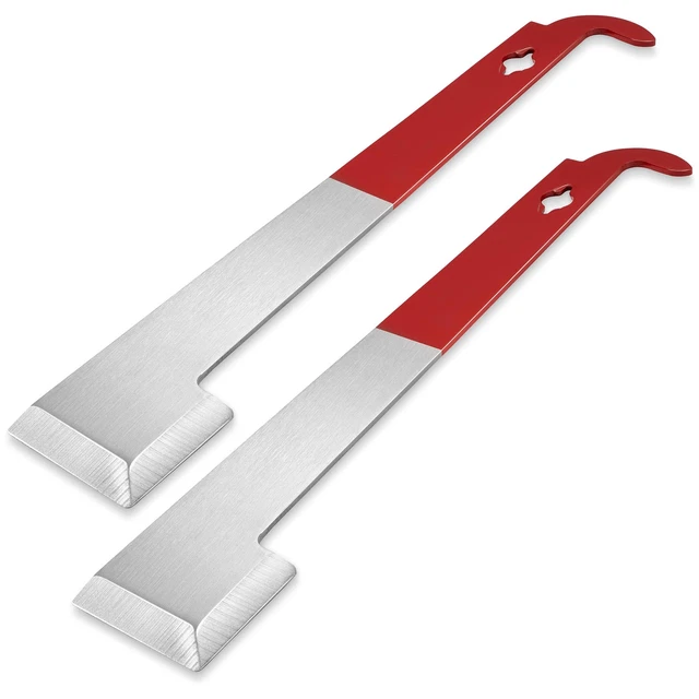 2-Pack Stainless Steel J Hook Bee Hive Tool, 10-1/2 inch Frame L...