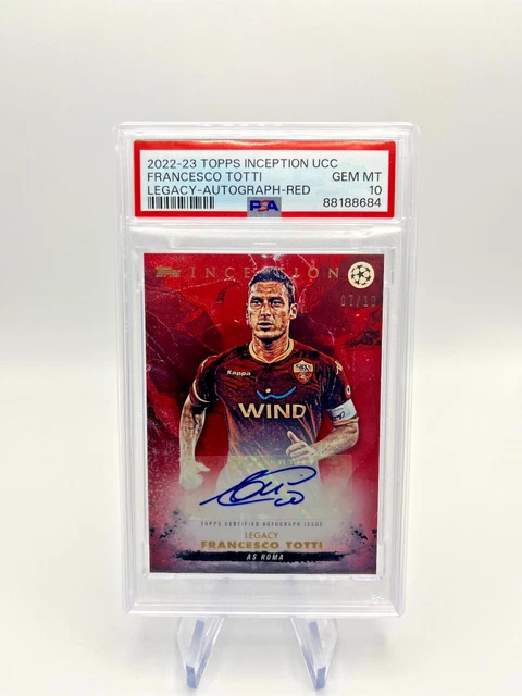 2022-23 TOPPS UCC UEFA Inception AS ROMA Francesco Totti Autograph 
