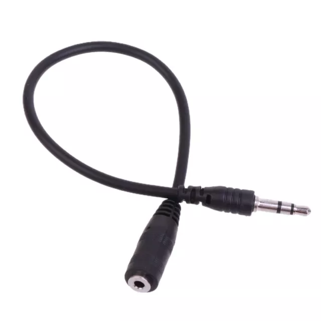 3.5mm Male to 2.5mm Female Headphone Slim for Head Conversion Cable 20cm/7