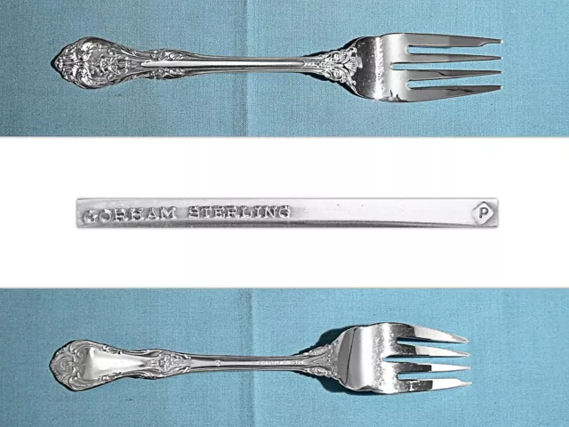 Gorham Sterling 6 7/8" Place Salad Fork(S) ~ King Edward ~ No Mono