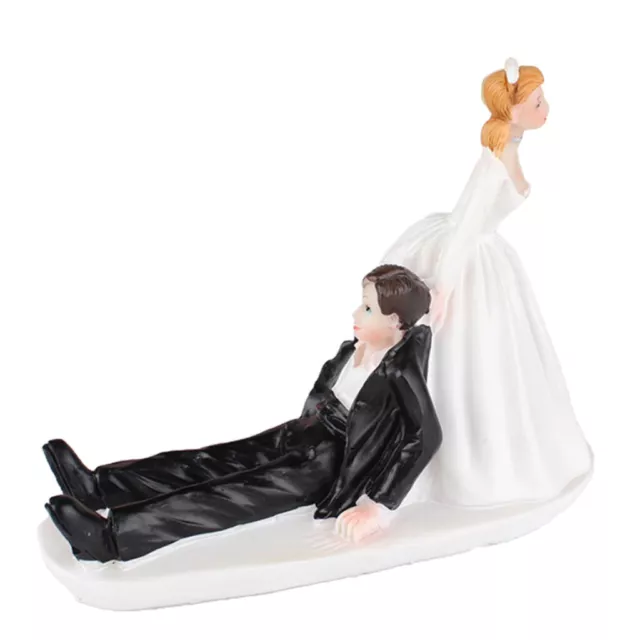 Décorations de mariage couple marié réticents de gâteau de mariage
