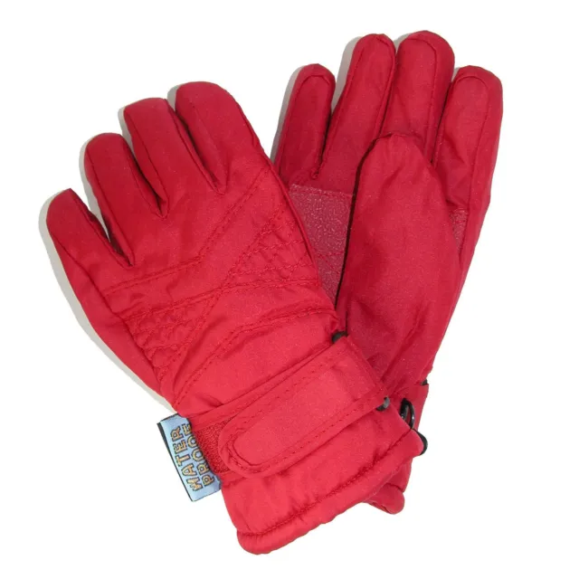 New CTM Toddlers Thinsulate Lined Water Resistant Winter Gloves