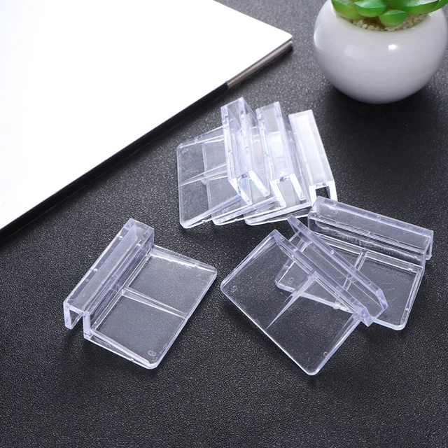 10 Pcs Fish Tank Bracket No Slipping Glass Cover Clip Fittings