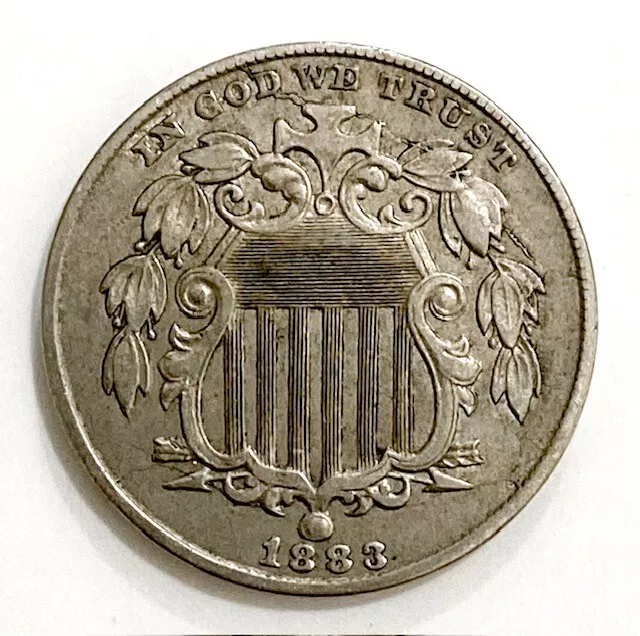 1883 Shield Nickel - AU