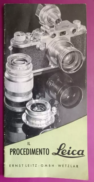 Leica Brochure Pubblicitaria Macchina Fotografica Ranni 50/60 R@Ro-951