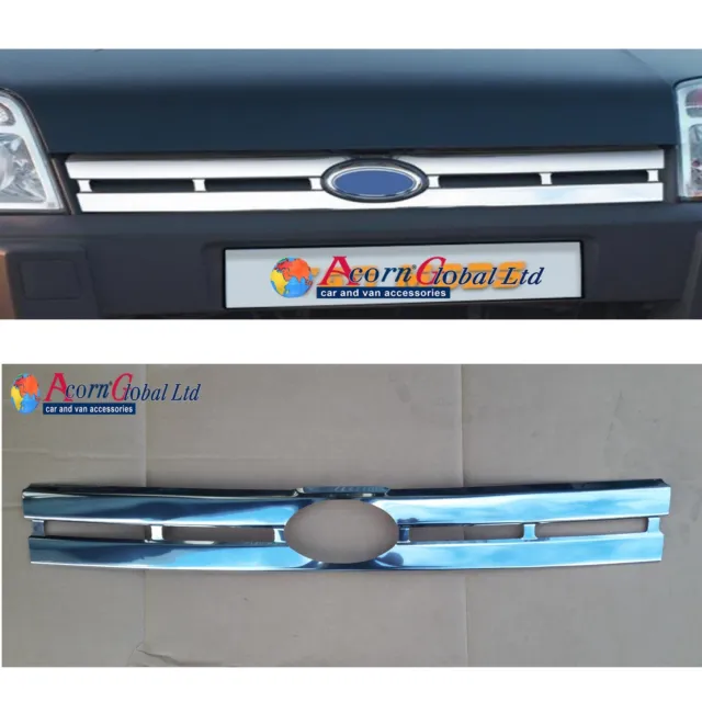 Ford Transit Connect Van / Tourneo Front Chrome Grill Stainless Steel (2009-14)