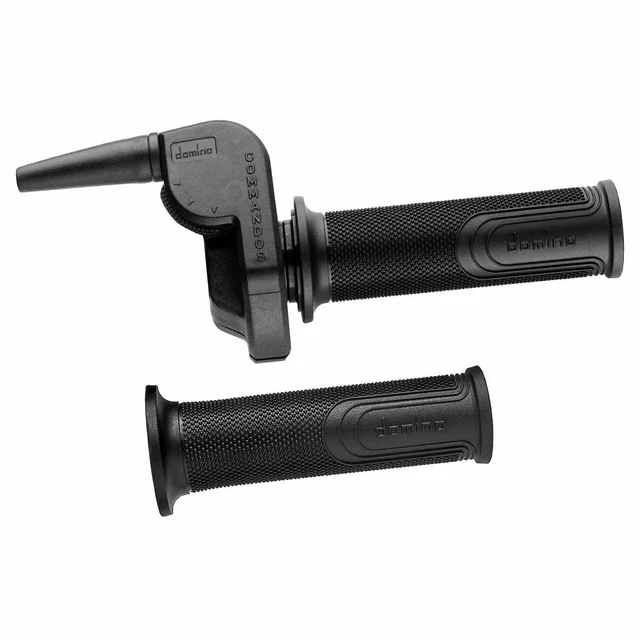 Commande Gaz Rapide Domino Sans Bouton - Aluminium Noir - Mono Câble - Course 48 Mm