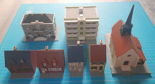 Modellbahn- - maisons et immeubles en HO