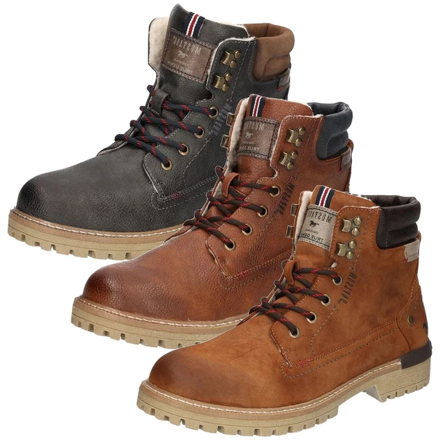 Mustang Homme Chaussures Bottines Bottes à Lacets 4142-602