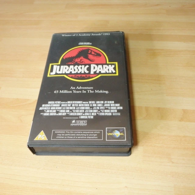 JURASSIC PARK VHS 1993 Steven Spielberg VHS Video Tape cassette