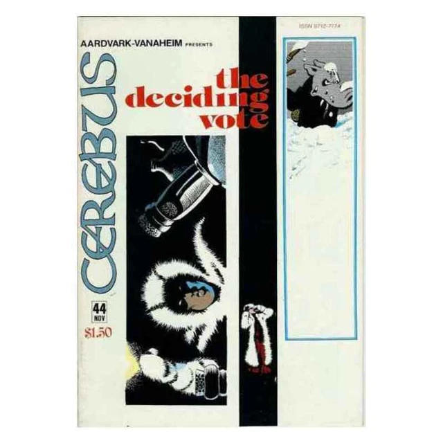 Cerebus the Aardvark #44 in NM minus condition. Aardvark-Vanaheim comics [v/