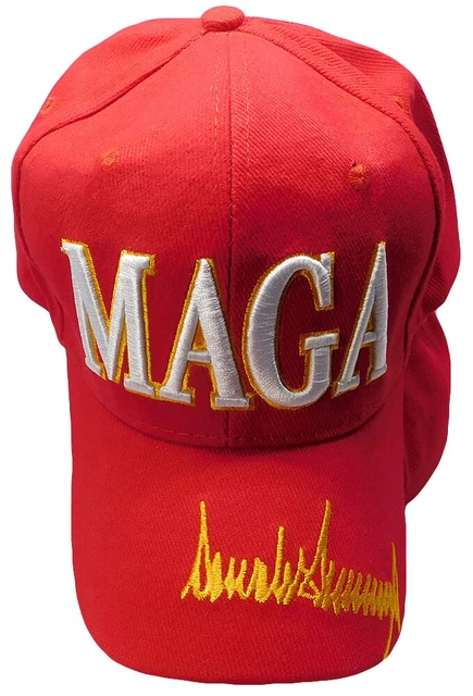 Casquette America First Trump 2024 MAGA, Flexfit, Réglable, Drapeau USA
