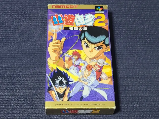 Nintendo Super Famicom Yu Yu Hakusho 2 Retro Game Japanese for SNES SFC Console