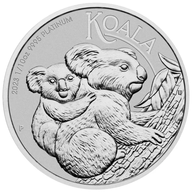 2023 P Australia Platinum Koala 1/10 oz $15 - BU