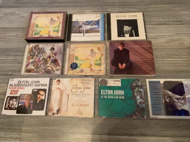 Elton John - 10 CD´s Konvolut : Ice On Fire,Goodbye Yellow Brick Road,Love Songs 2